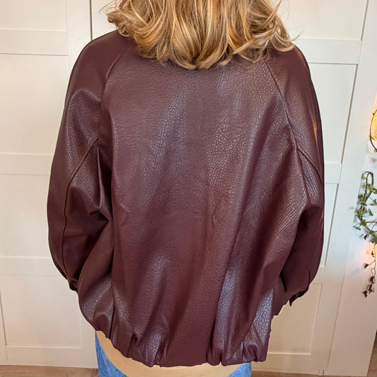 Blouson simili cuir