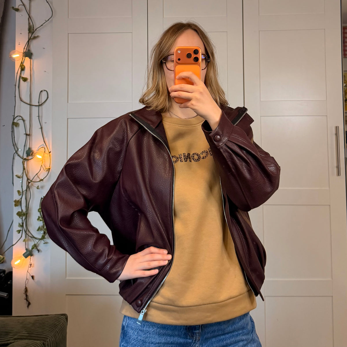 Blouson simili cuir