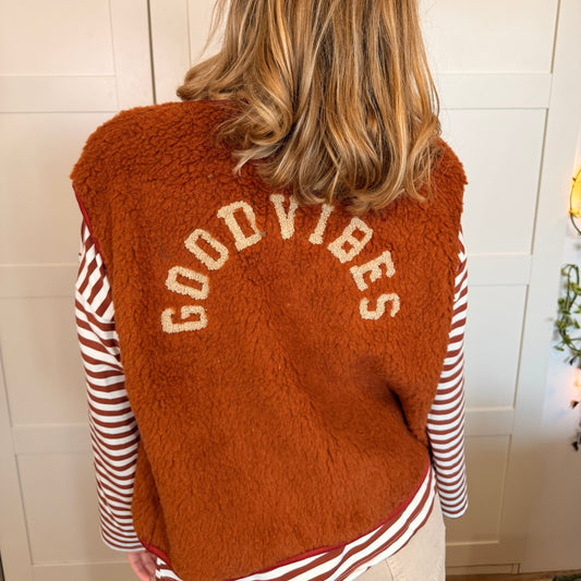 Gilet en laine sans manches Good Vibes