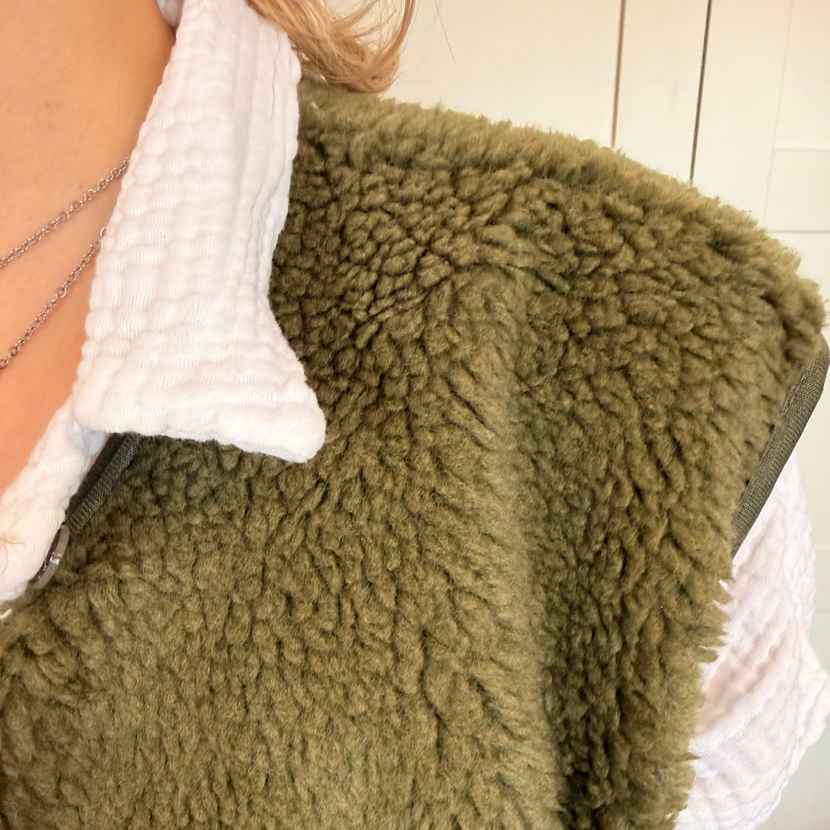 Gilet en laine sans manches Good Vibes