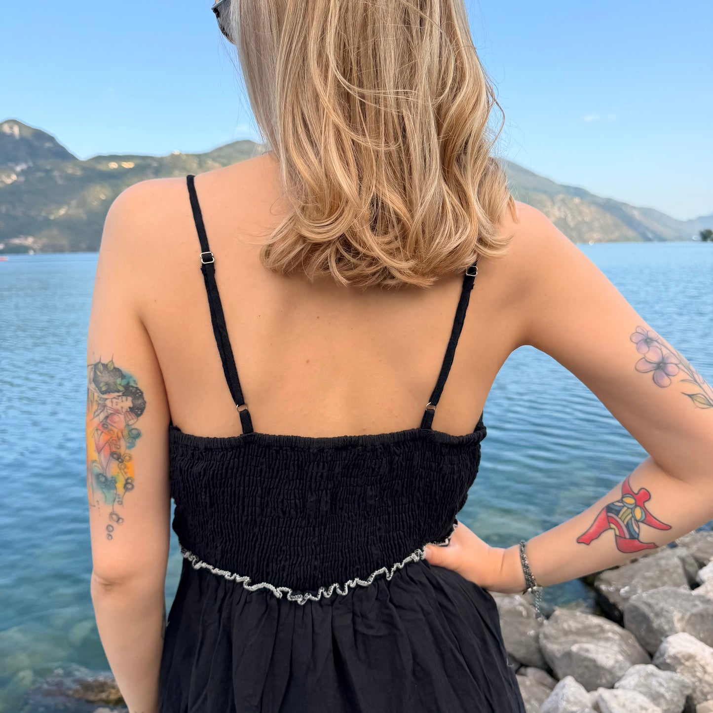 Robe bohème brodée