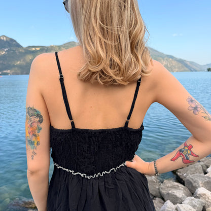 Robe bohème brodée
