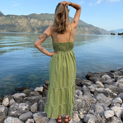 Robe bohème brodée