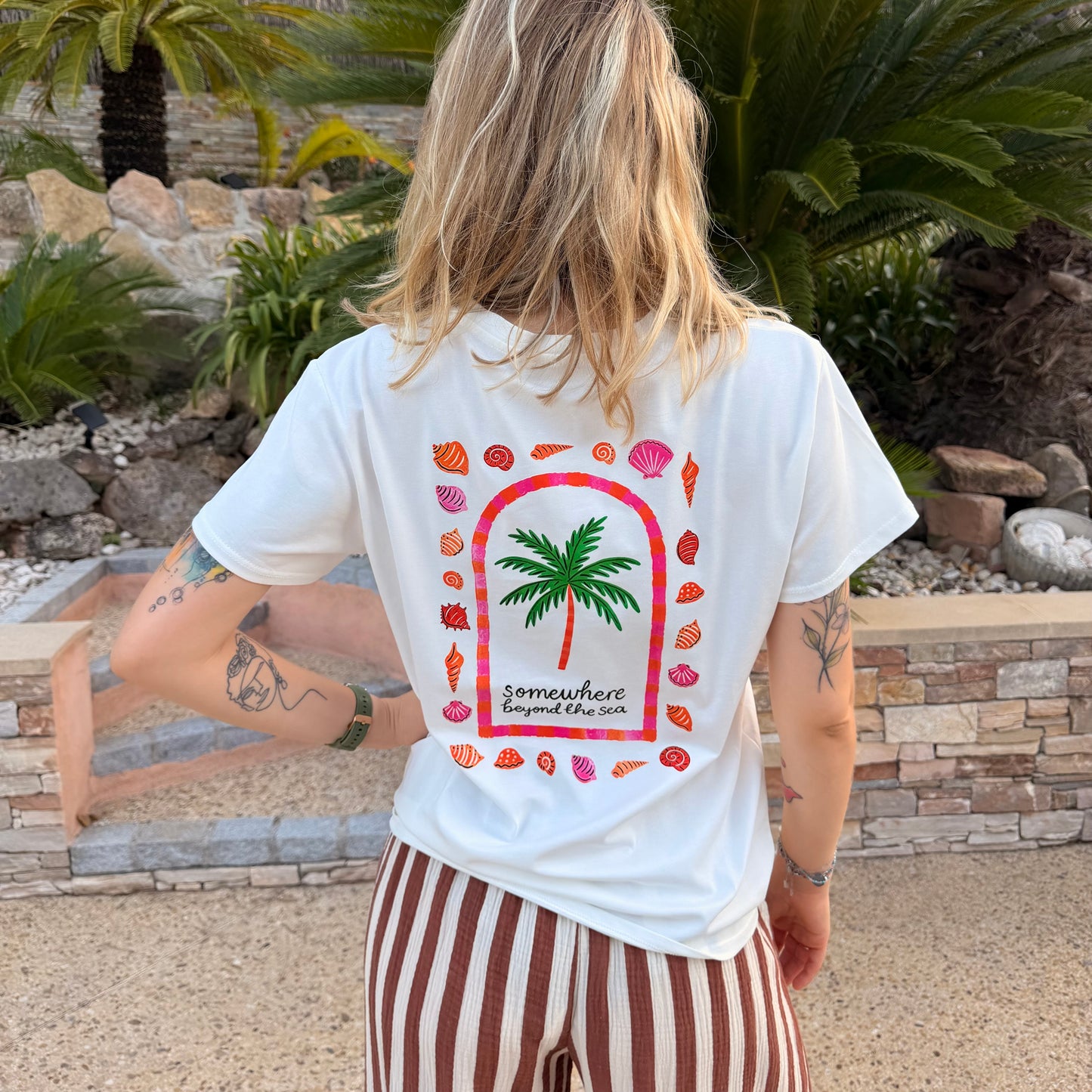 T-shirt Palmier