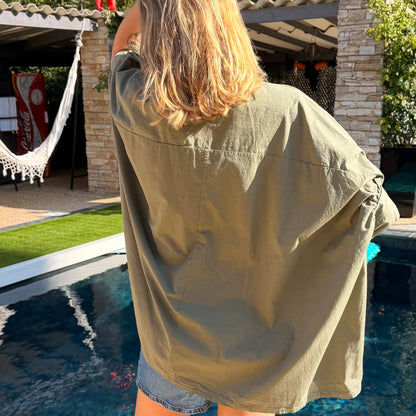 Blouse manches chauve-souris