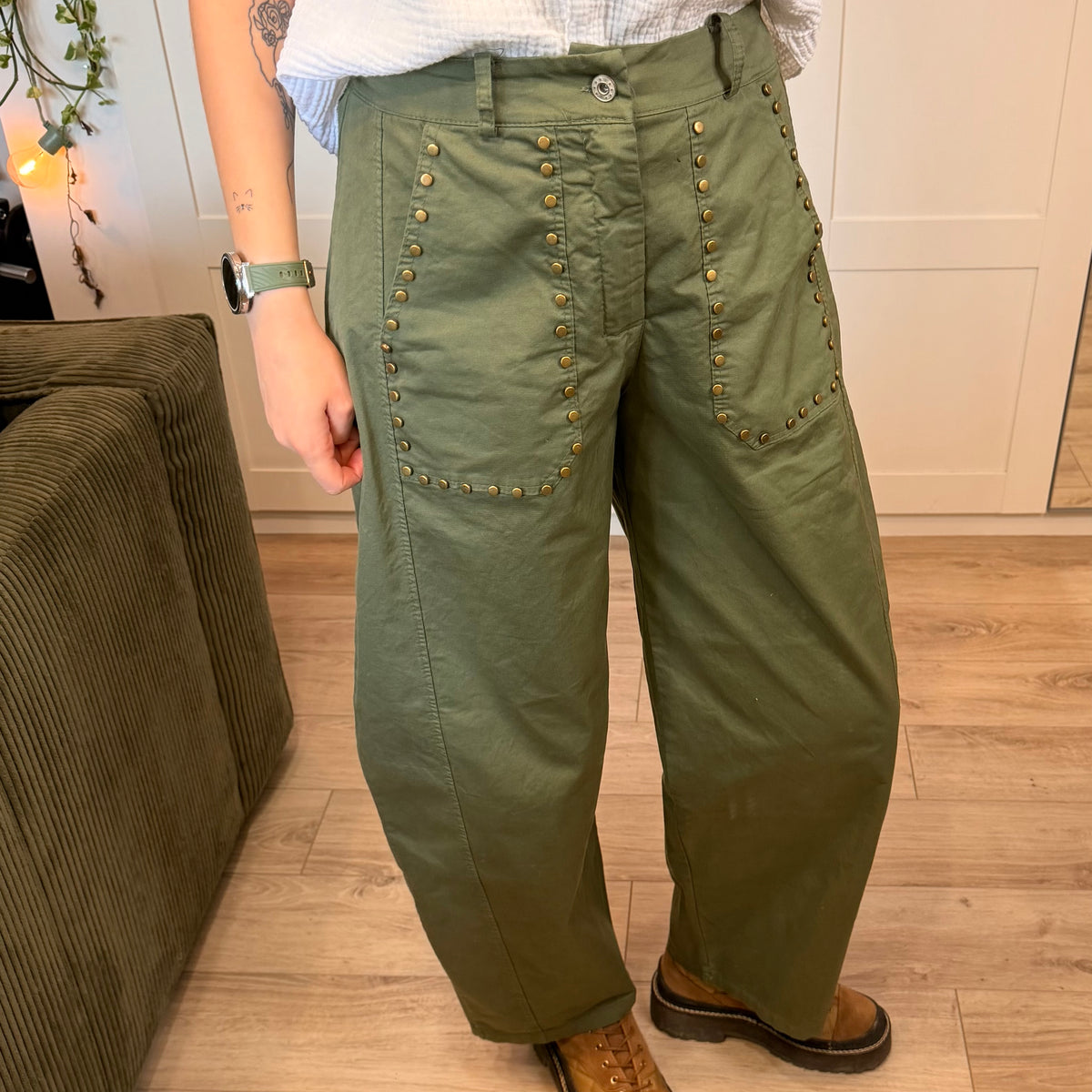 Pantalon barrel