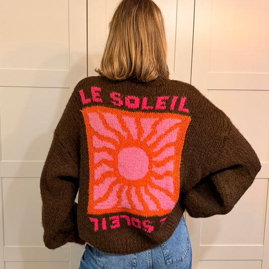Pull en laine Le Soleil