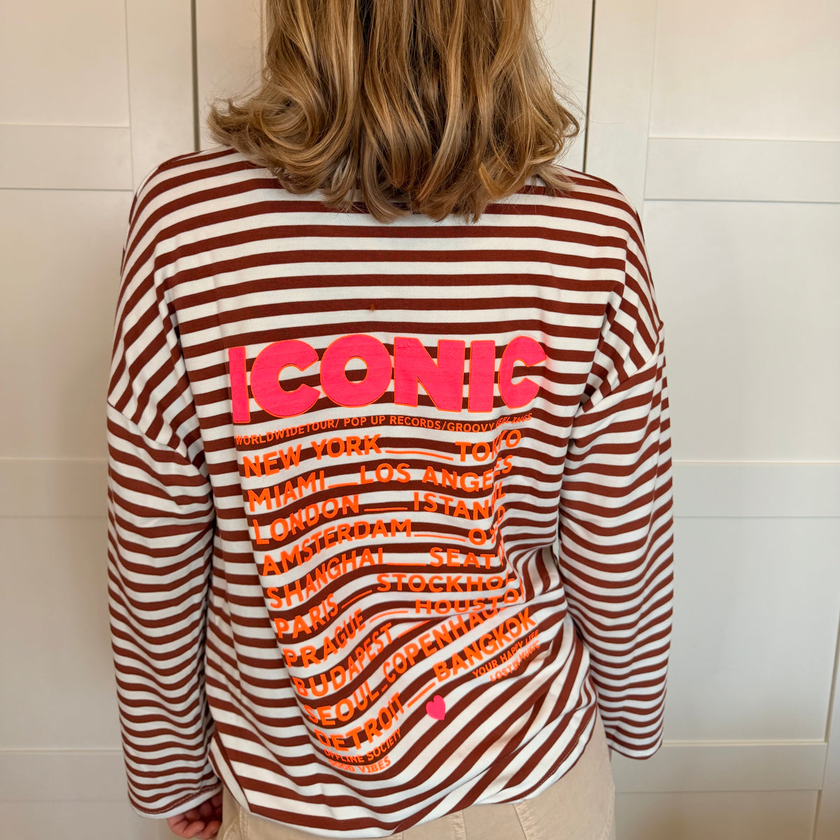 T-shirt à rayures Iconic